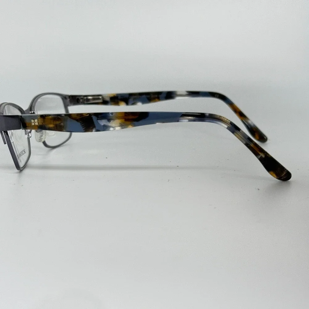 BCBGMAXAZRIA Brynn Blue Slate Eyeglasses Metal Frame Women L 130MM 21313‎